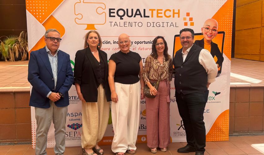 Ir a La Junta de Extremadura clausura en Cáceres el programa Equal Tech de talento digital para personas con discapacidad intelectual